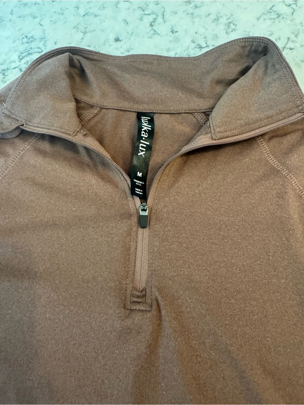Lukka Lux Shirt Adult‎ Women’s M 
Longsleeve 1/4 Zip pullover Athletic Pullover